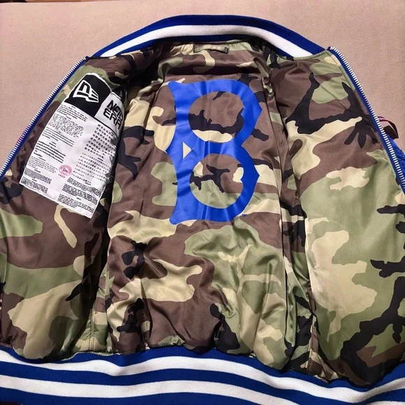 NWT Alpha Industries x New Era Brooklyn Dodgers bomber jacket - Picture 6 of 13
